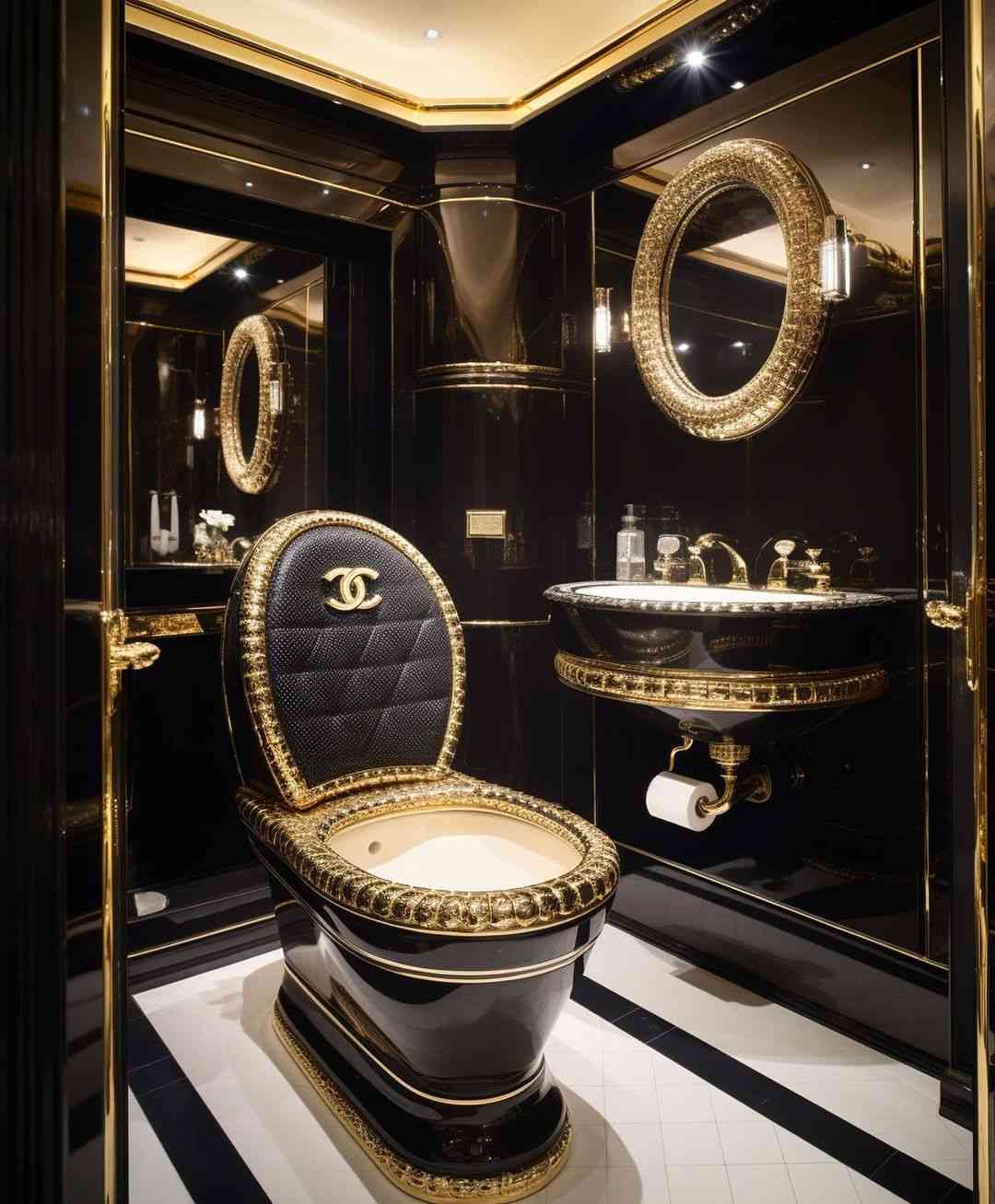 Taking expensive shiii here. Pictures of luxury toilets 🚽😉 1