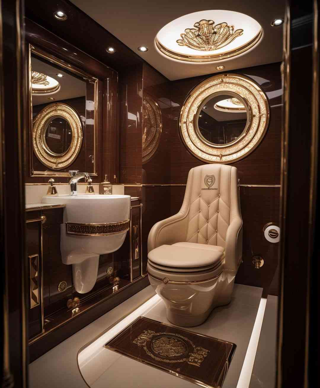 Taking expensive shiii here. Pictures of luxury toilets 🚽😉 3