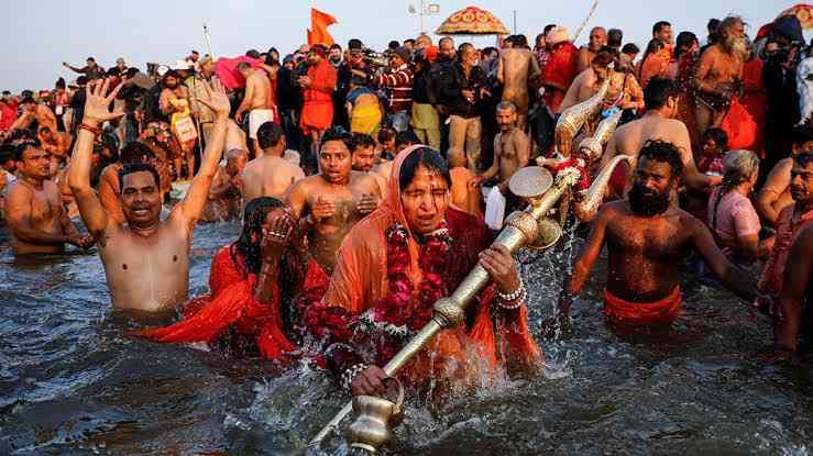 About 100 million people attend India's Kumbh Mela Festival, 3