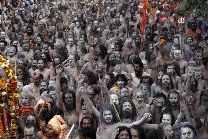 About 100 million people attend India's Kumbh Mela Festival, 7