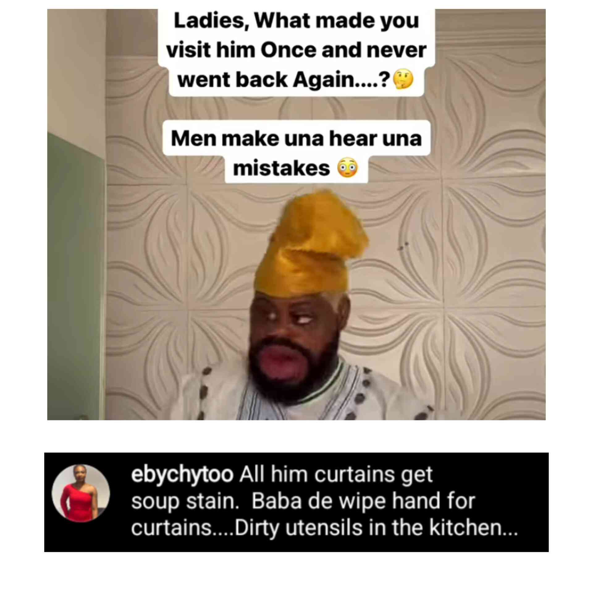 Ladies, what made you visit him once and never 1