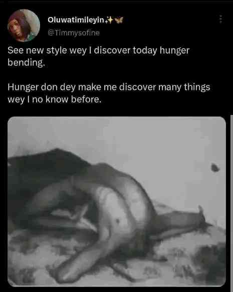 Hunger dey make me discover styles | MirrorLog