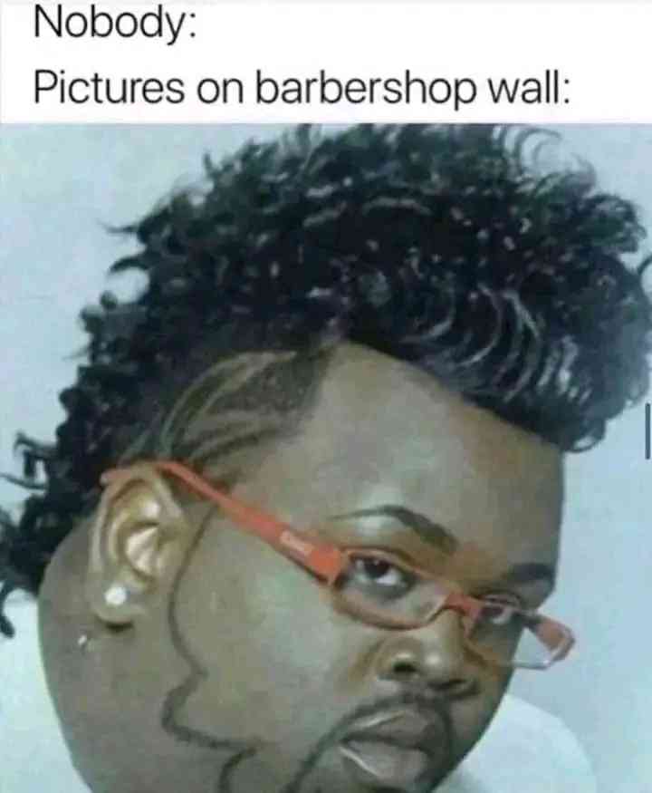 Barbers be displaying what they can't barb - MirrorLog