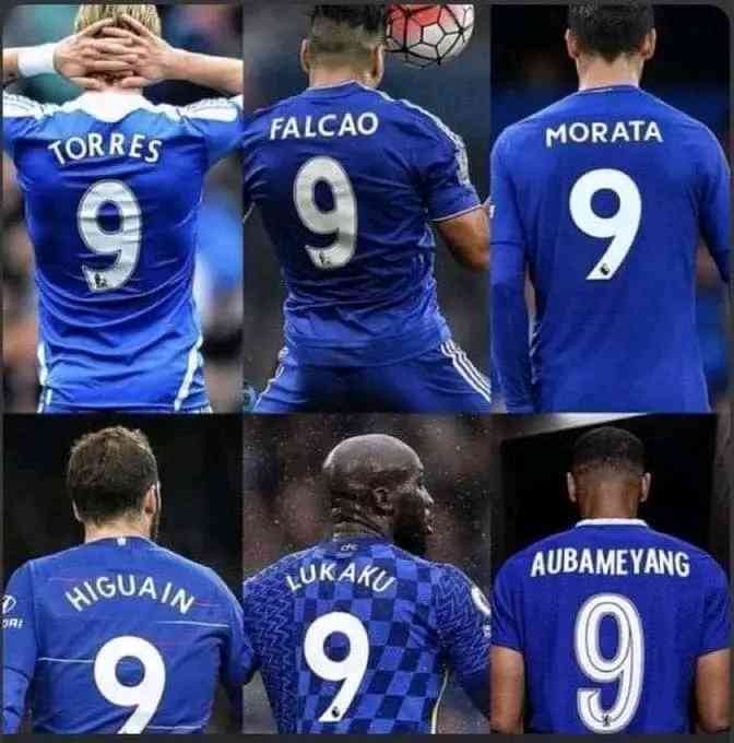 If you ever feel you're cursed, just remember Chelsea signed all these strikers and they all flopped. 😂 - MirrorLog