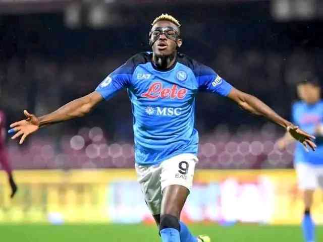 Osimhen wins it for Napoli...  Victor Osimhen's strike against Udinese was enough for Napoli to be crowned champions of Italy..  Congratulations Victor!  SportsCentralNig - MirrorLog