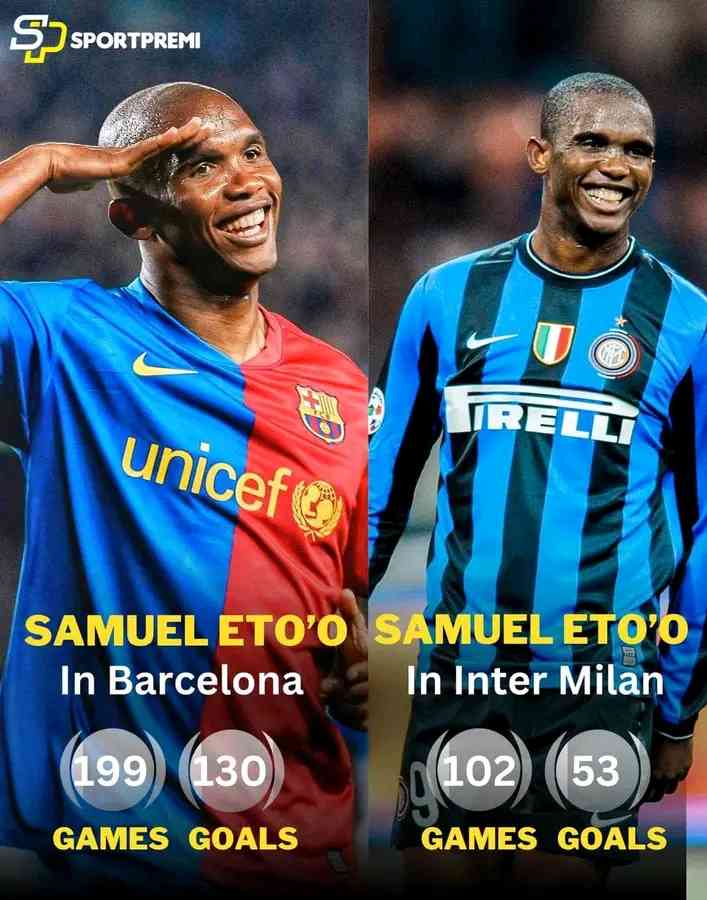 Samuel Eto'o for Barcelona or Intermillan - MirrorLog