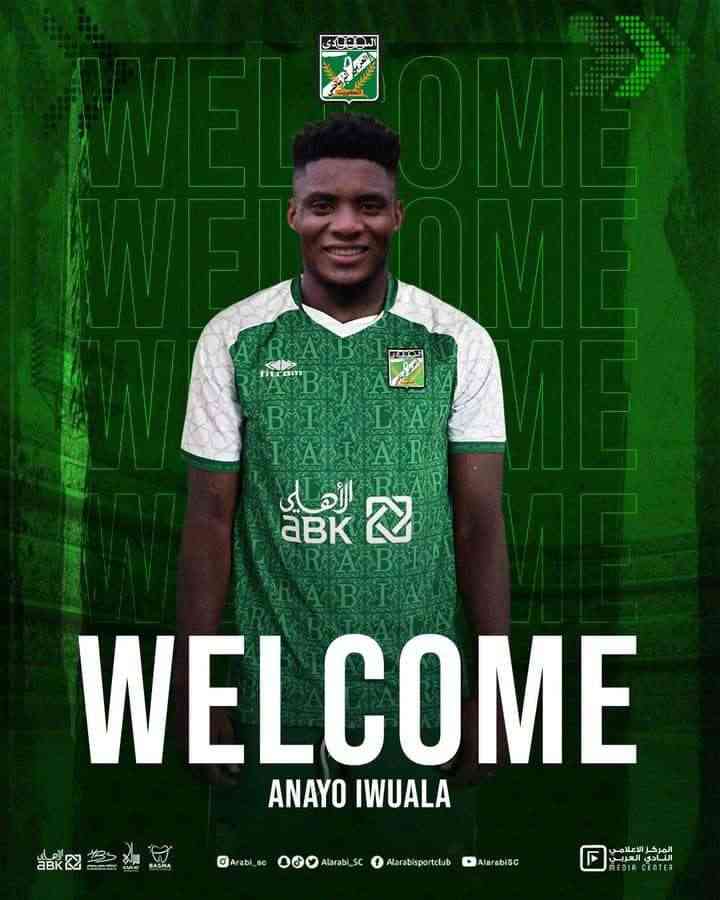 Nigerian winger Iwuala joins Kuwait club Al Arabi SC - MirrorLog