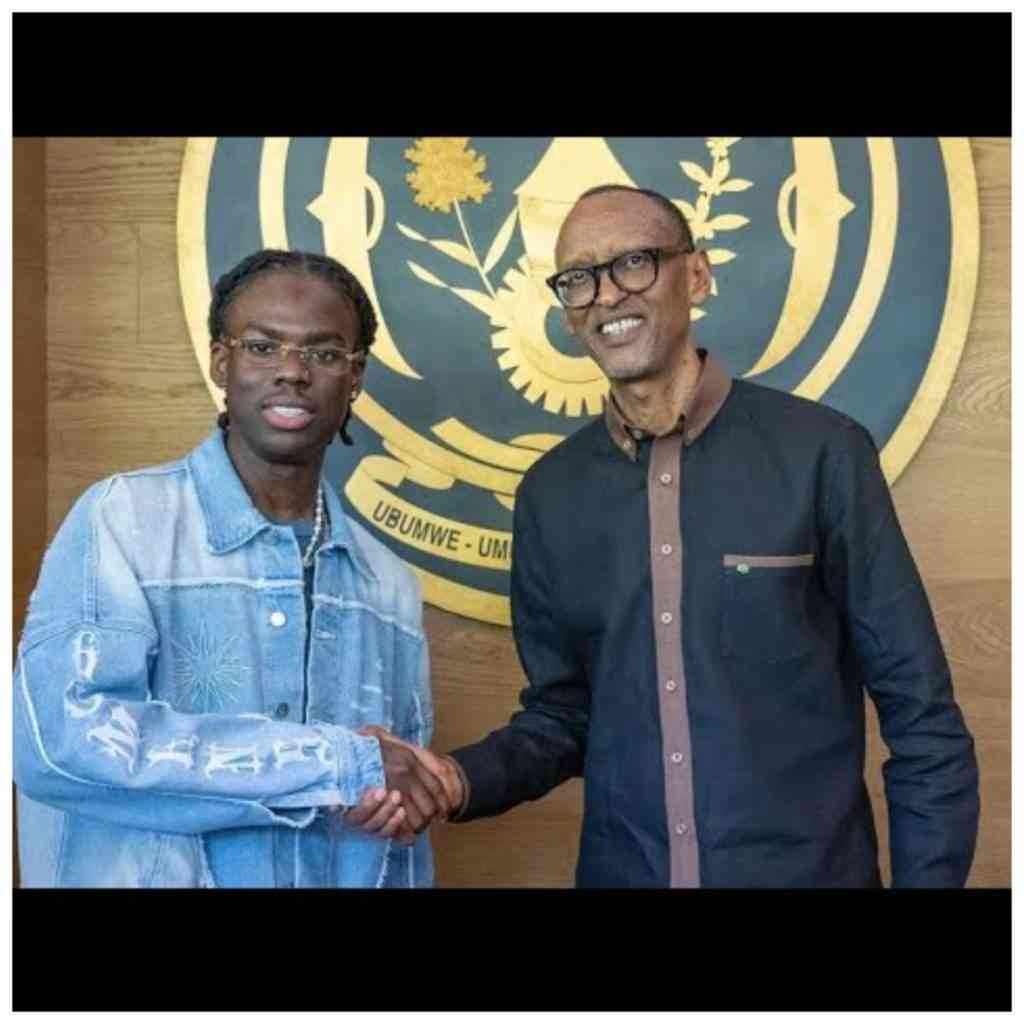 Rema meet Rwanda president - MirrorLog