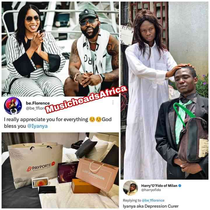 The lady at Davido concert, Florence appreciates Iyanya for receiving her items Iyanya bought for her but fans are not taking a chill pill 😎‼️ - MirrorLog