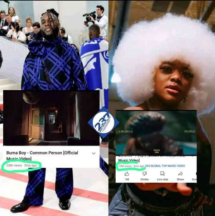 On this one Who should be given more respect Burna Boy or Libianca - MirrorLog