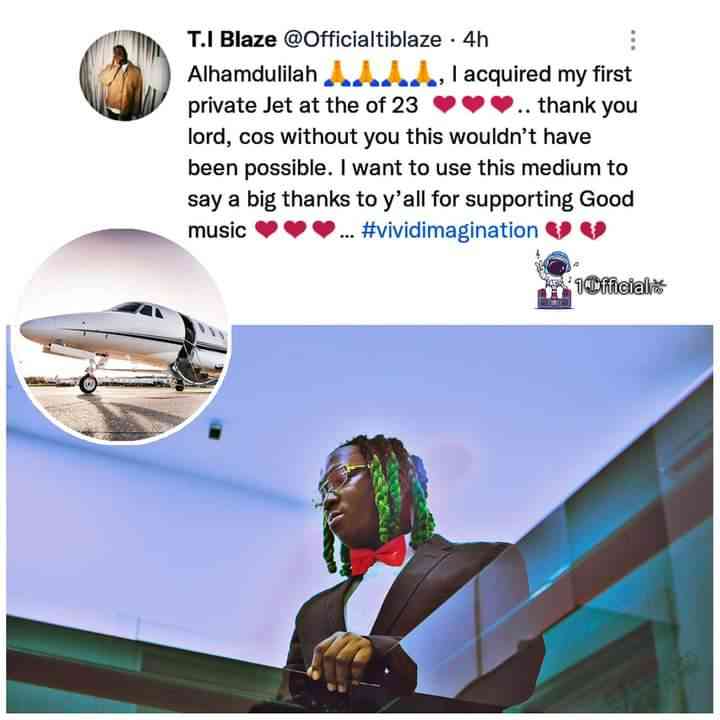 Imagination wan finish T. I blaze 😂 - MirrorLog