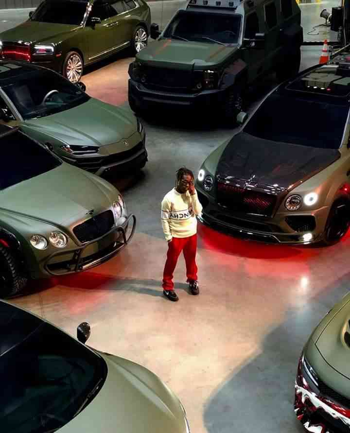 Lil Uzi with all his cars, 2019 - MirrorLog