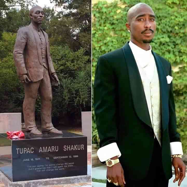 2Pac 👑 After his Hollywood Walk of Fame Star he deserves a new statue 💯 - MirrorLog