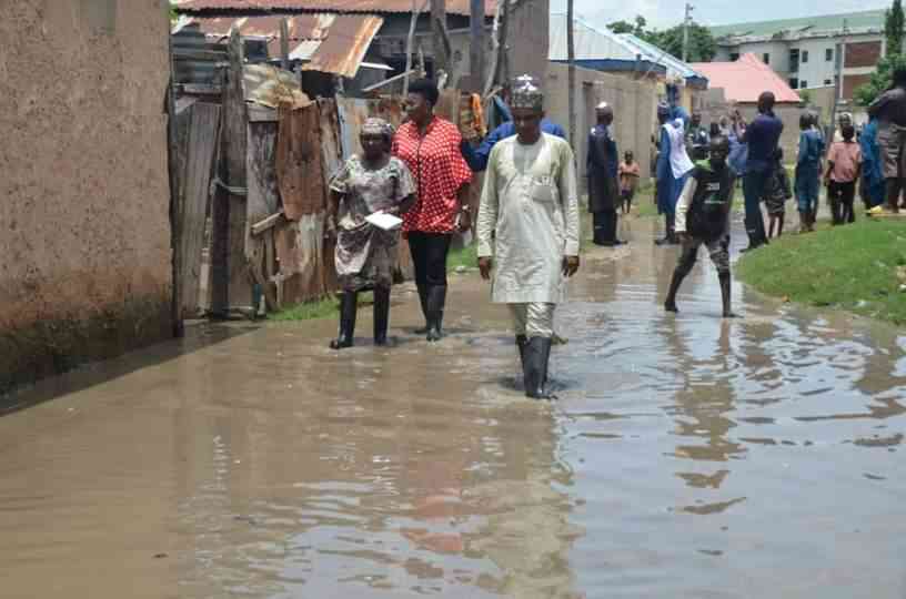 A flood has hit a community in Adamawa state - MirrorLog