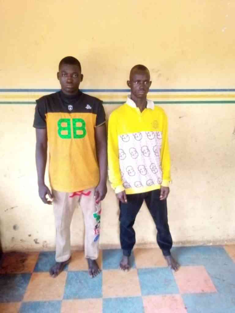 2 men arrested for stealing dangote trunk - MirrorLog