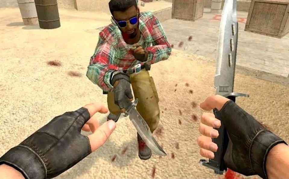 A man was so angry about losing a knife fight in Counter-Strike video game that he spent six months tracking down his opponent and stabbed him in real life. - MirrorLog