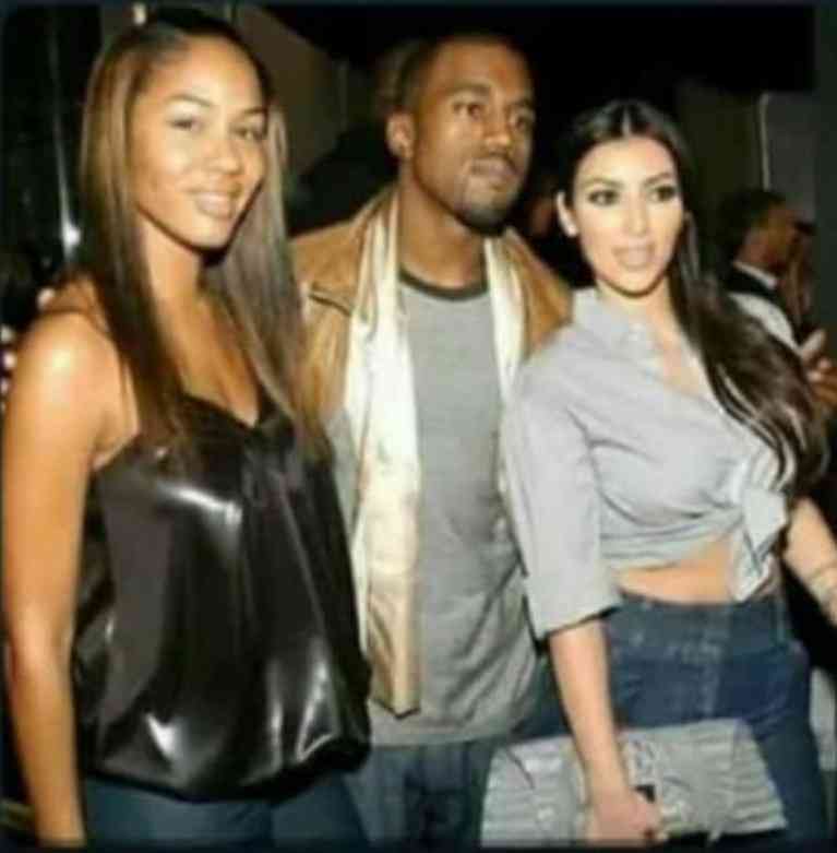 Kanye with his fiancée and his future wife. Your replacement is never too far away - MirrorLog