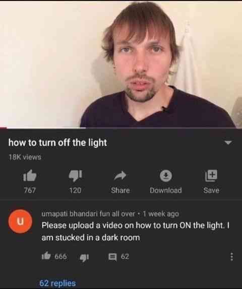 Please upload another video on how to know if light is on | MirrorLog