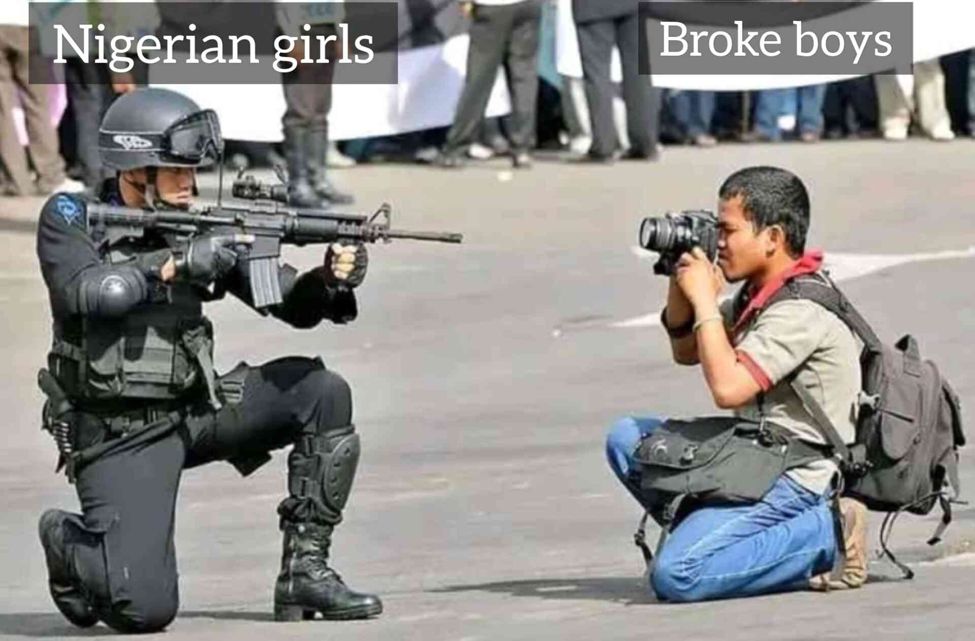 POV: Broke boys trying to shoot their shot at Nigerian girls 😂😂💔 | MirrorLog