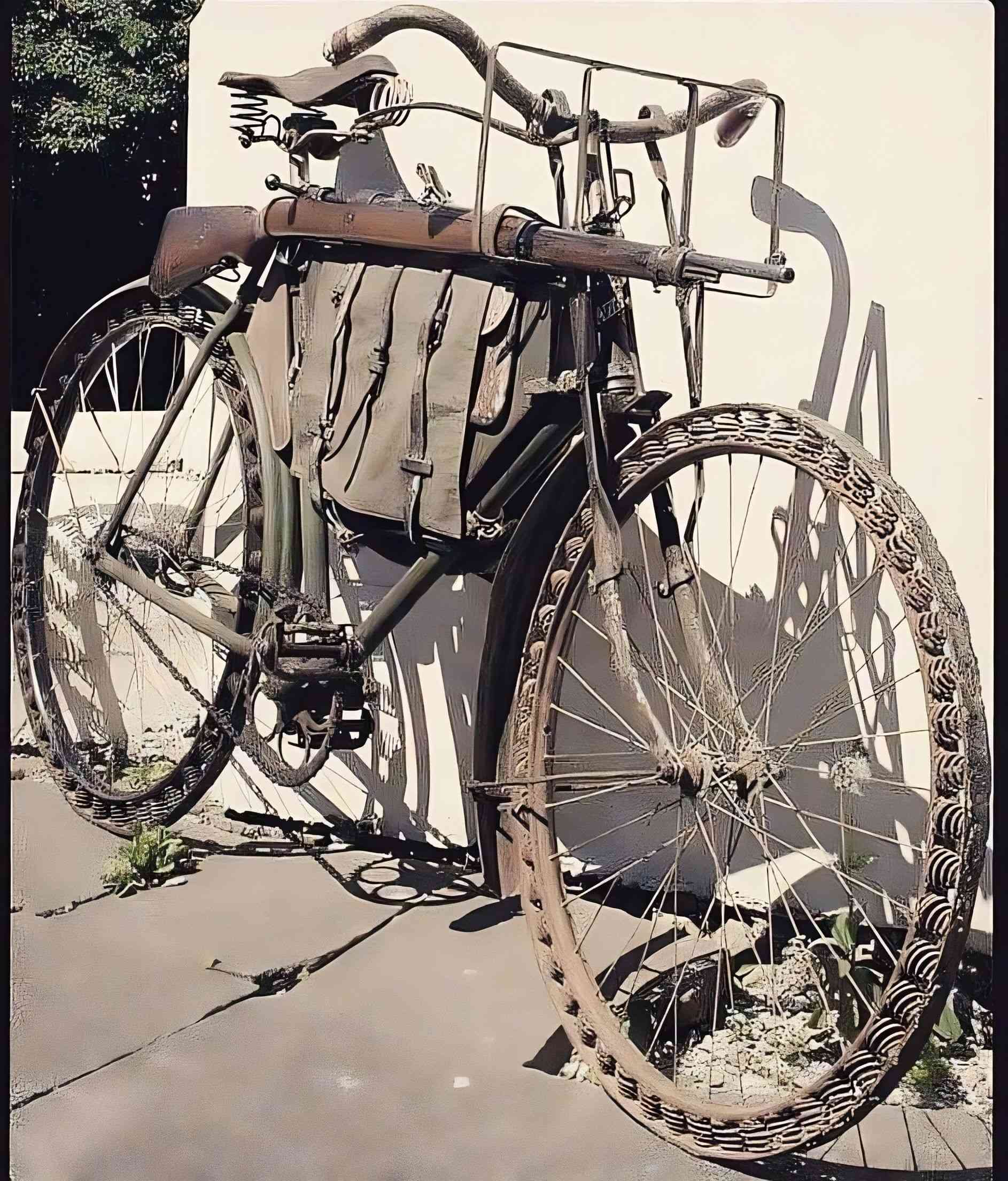 Military bicycle #old #picture - MirrorLog