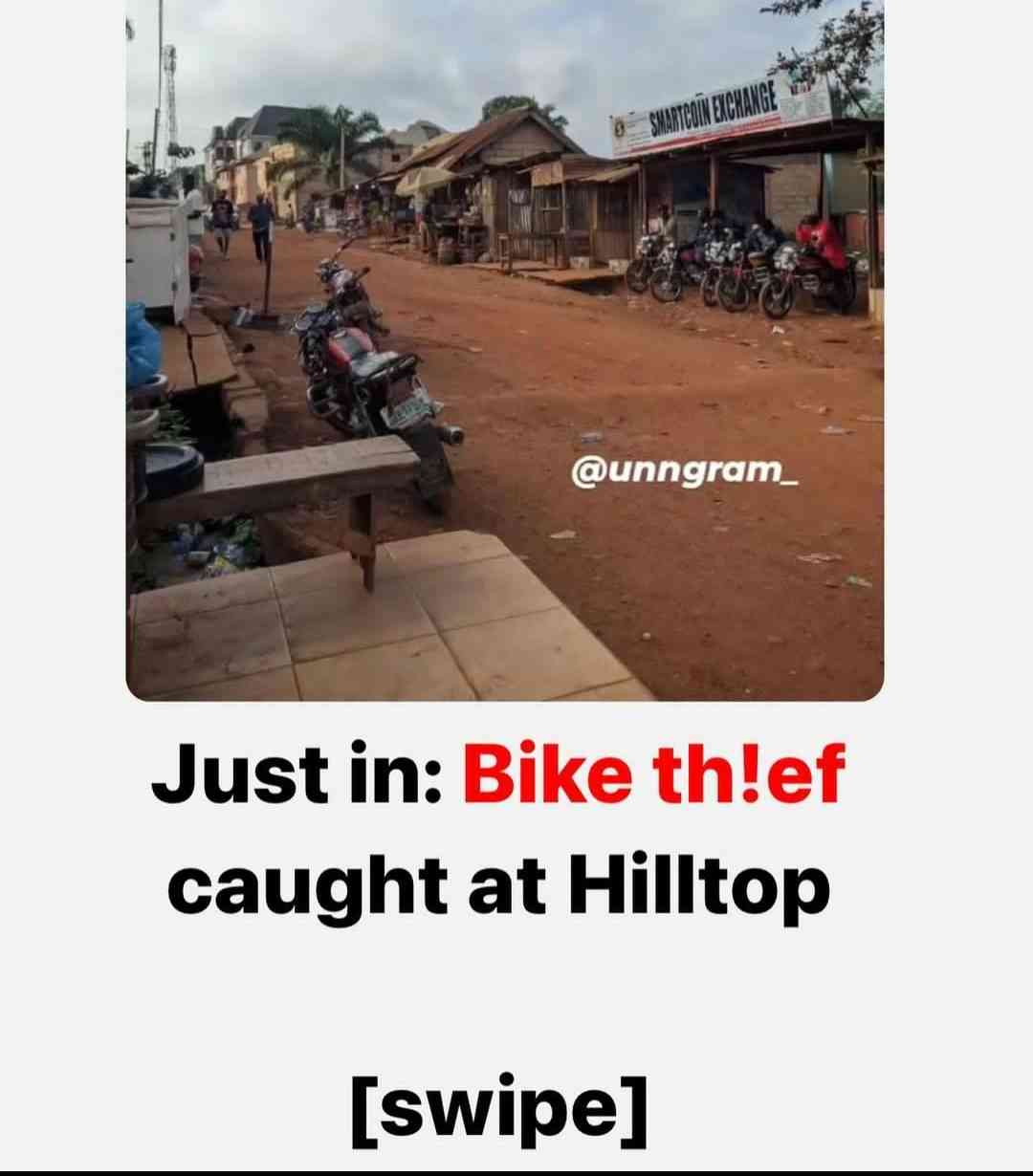 Bike thief caught. - MirrorLog