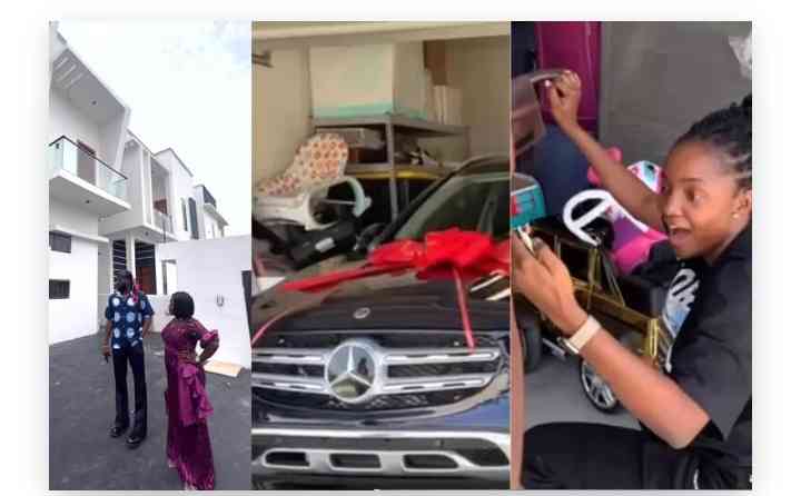 A Nigeria celebrity musicain, popularly known as Adekunle Gold bought a house and a car for his mum and his wife - MirrorLog