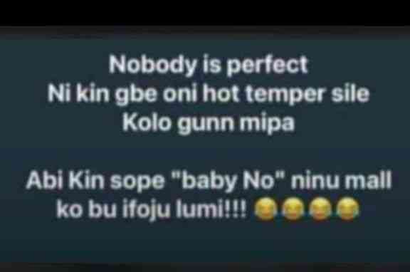 So sorry if you don't understand Yoruba 😂😂 | MirrorLog