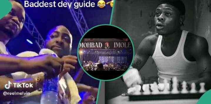 Mohbad: Video As Davido Rejects Water From a Fan at Late Singer’s Candlelight “Everybody Na Suspect” - MirrorLog