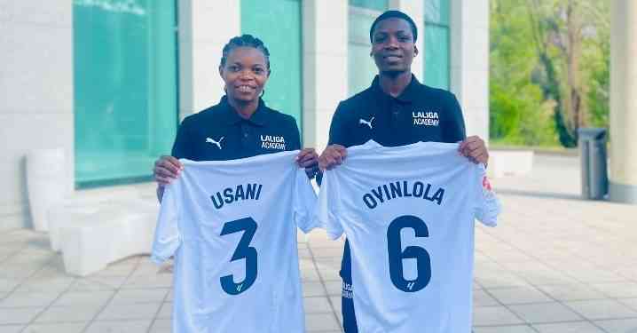 Shakirat Olamide Oyinlola and Miracle Usani, have joined the La Liga Academy in Madrid. - MirrorLog