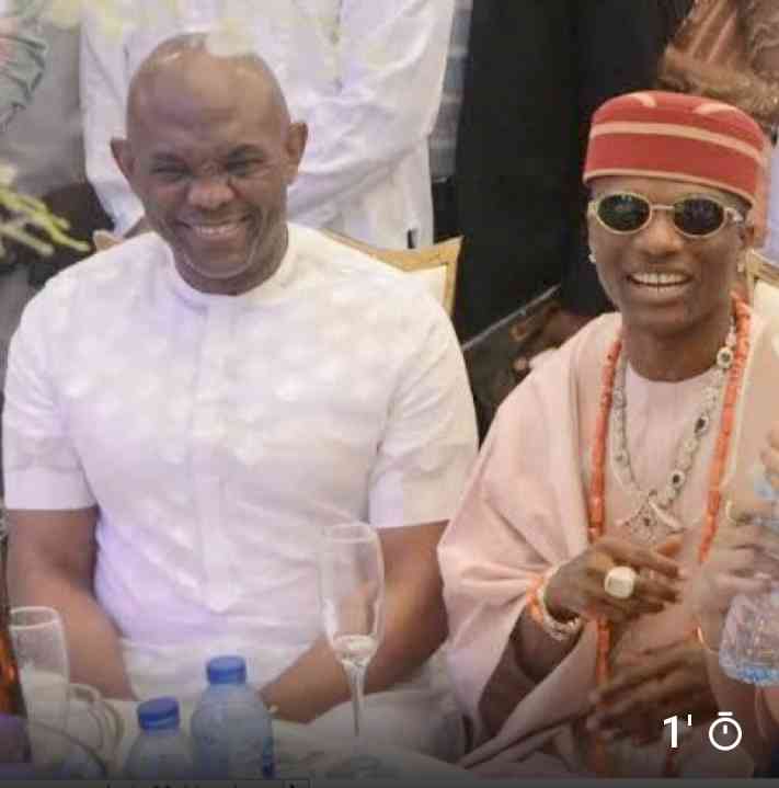 Tony Elumelu Flouts Personal Rule as He Attends Wizkid’s Mother’s Burial - MirrorLog