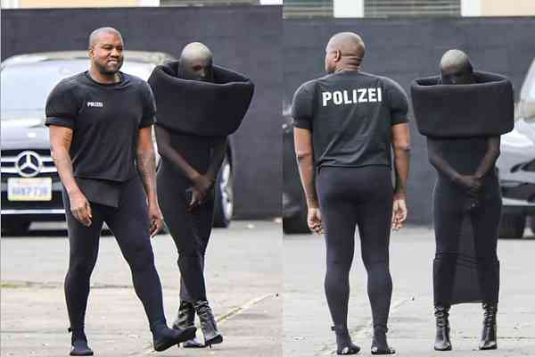 Kanye West and his new wife Bianca wow fans as they exited a church service in extraordinary attire. - MirrorLog