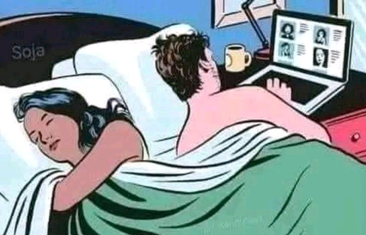 My wife ❤️ was sleeping next to me... and all of a sudden got a Facebook notification, a woman asked me to add her. So I added her. - MirrorLog