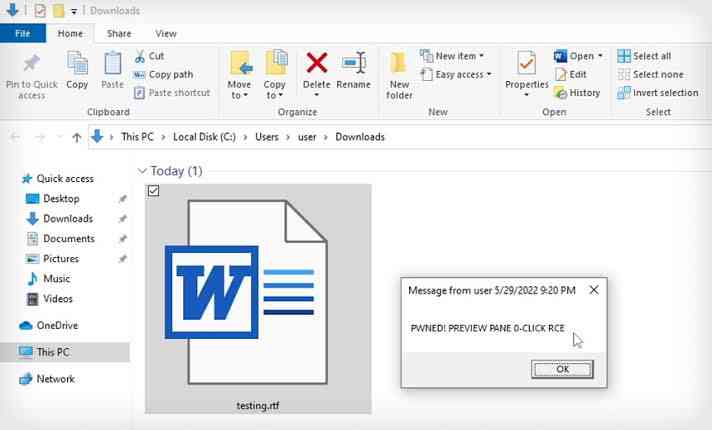 ? No one is saved from this vulnerability called #Follina which infects MS Word Documents, even without opening it ? - MirrorLog